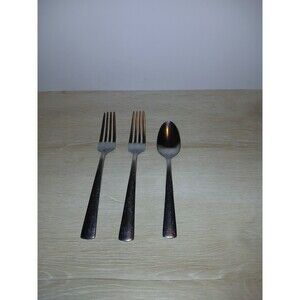 Lot Of 3 Oneida Avery Pattern Flatware Stainless Steel 2 Forks & A Spoon